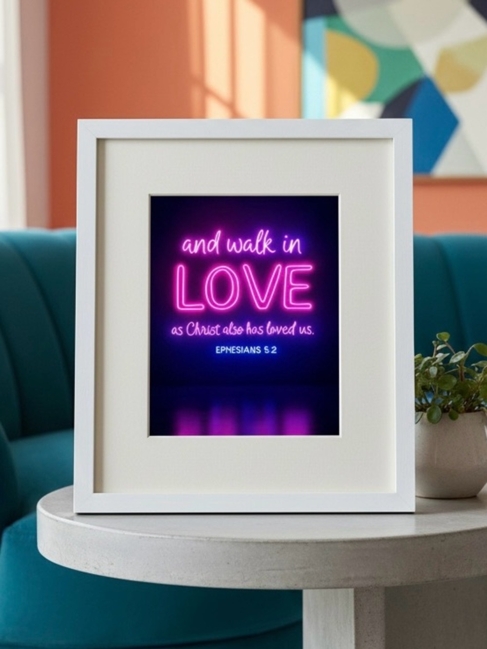 DDS Art Print, 8x10, Bible Verse, Paper Print, Unframed, Bold Series